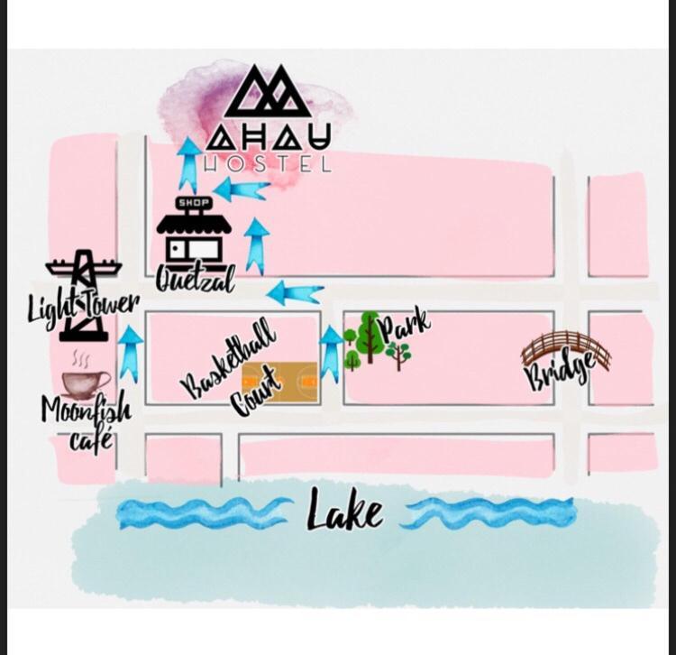 Hostel Ahau Сан Маркос Ла Лагуна Екстериор снимка